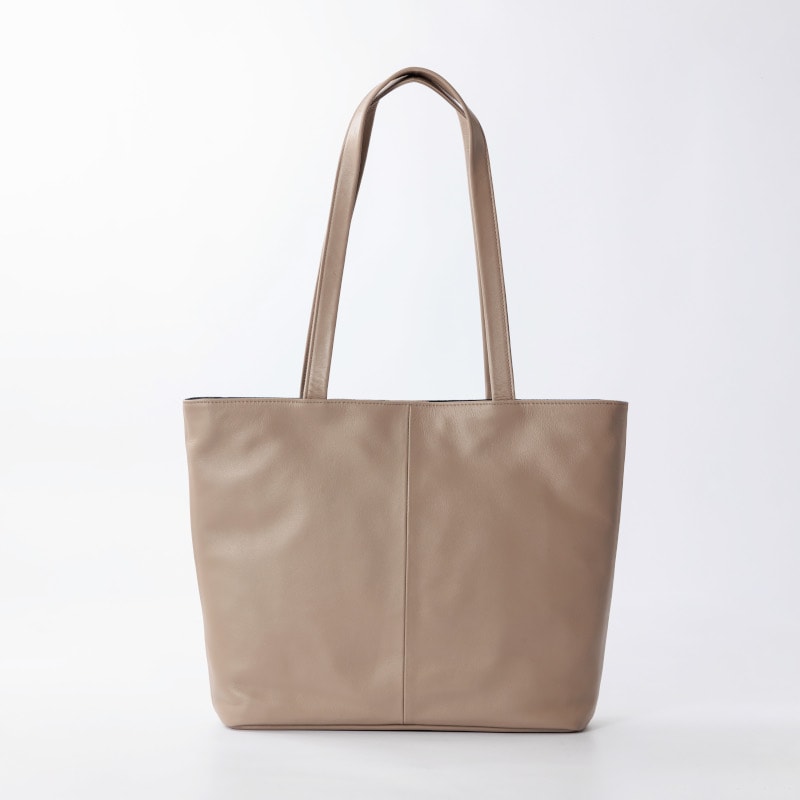 【H&D Leather】 薄型 トートバッグ HDB-L1S グレージュ 5464200215