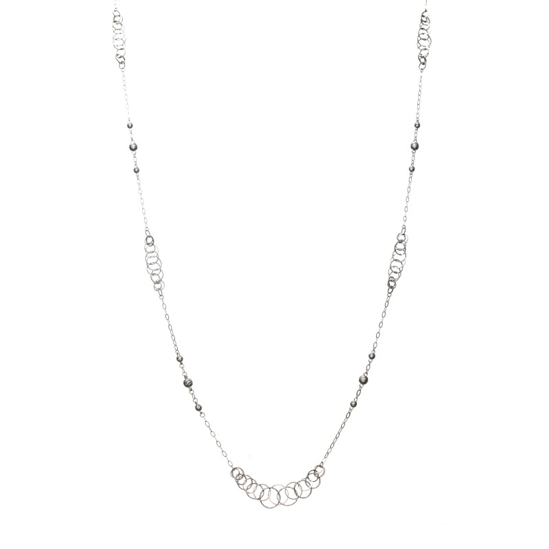 【Gold Jewelry】 デザインチェーン ネックレス PT プラチナ 70cm 1180900011