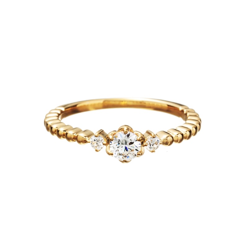 【h&d Jewelry】 リング SWEET SV925 イエローゴールド CZ 5175600582