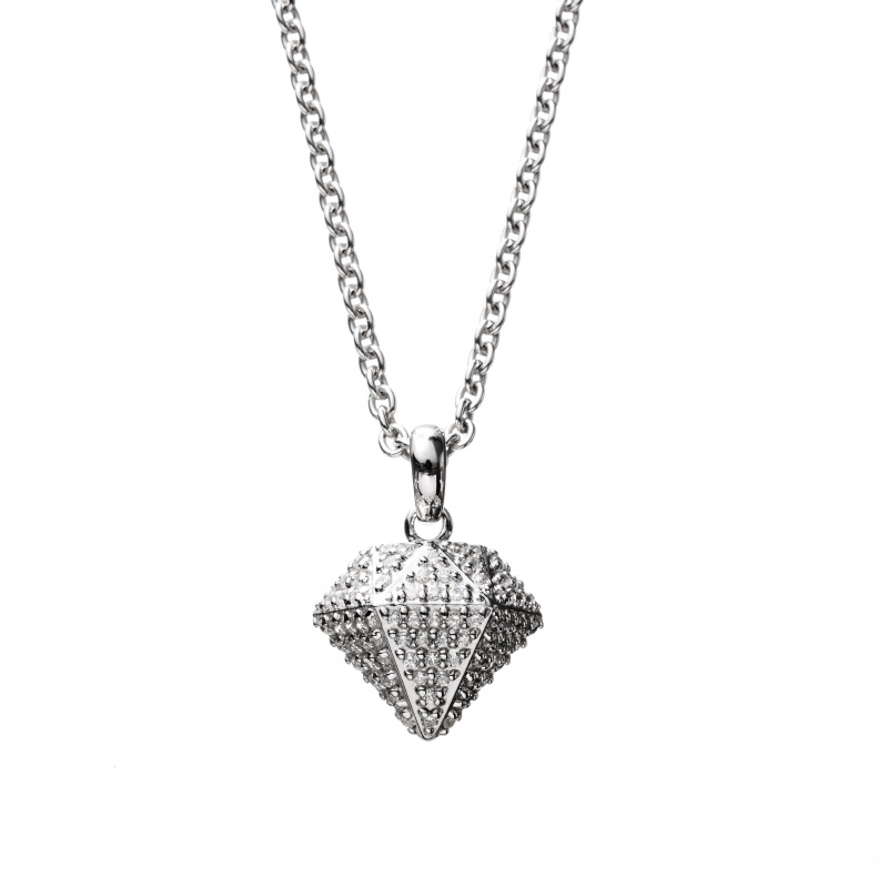 【HD Jewelry】 ネックレス MENs SV925 シルバー CZ 50cm 5175600284