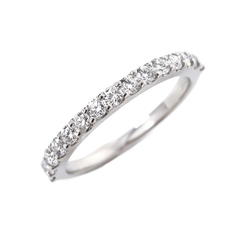 【Lab Grown Diamond】 PT プラチナ 0.5ct ラボグロウンダイヤモンド LGD エタニティリング 1181300127