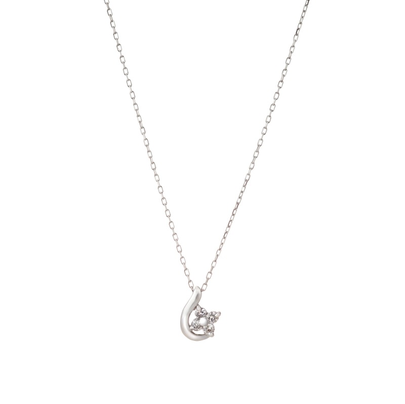 PT プラチナ ダイヤモンド 0.06ct ネックレス 40cm 1175900108