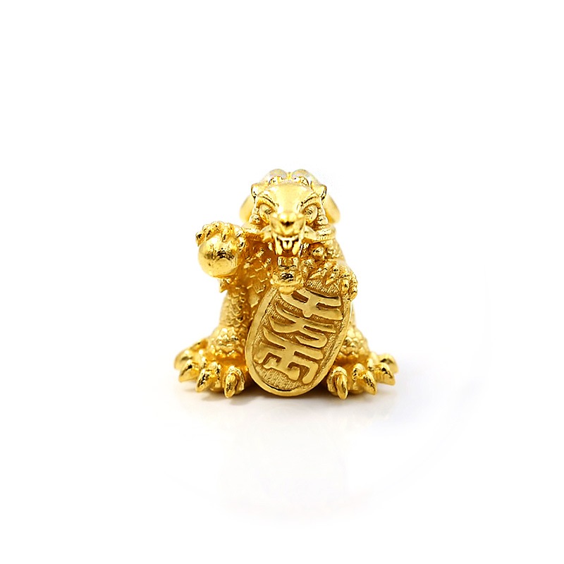 【純金 K24 GOLD】 K24 純金 お守り 招き龍 1181000129