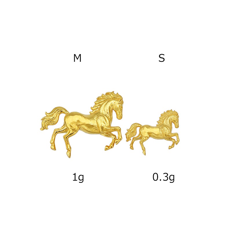 純金 K24 GOLD】 K24 純金 お守り 跳ね馬 1181000160 | PURE GOLD and
