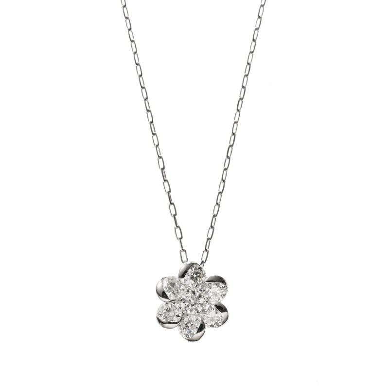 【HEART & CUPID DIAMOND】 PT プラチナ 0.20ct ダイヤモンド ネックレス 1164200642