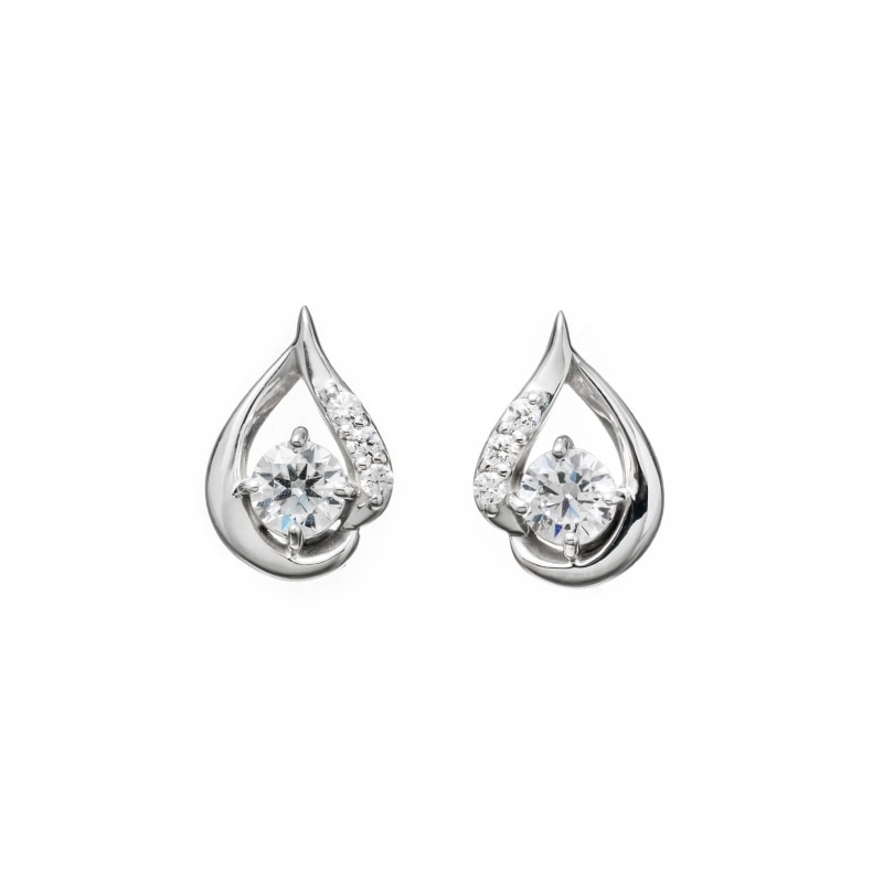 【h&d Jewelry】 ピアス SWEET SV925 シルバー CZ 5175600594