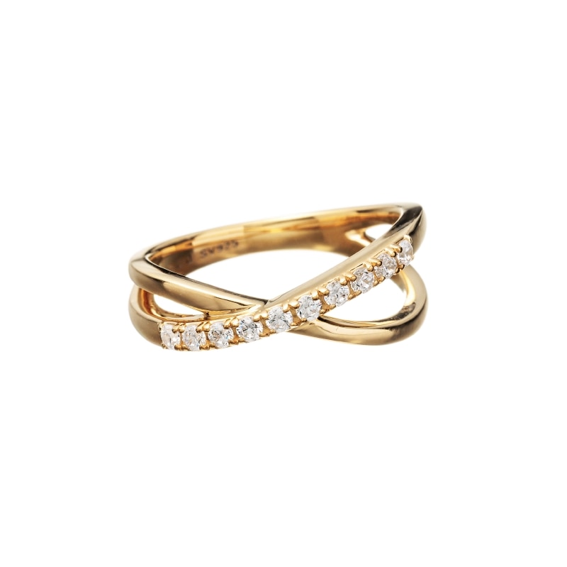 【h&d Jewelry】 リング SWEET SV925 イエローゴールド CZ 5175600595