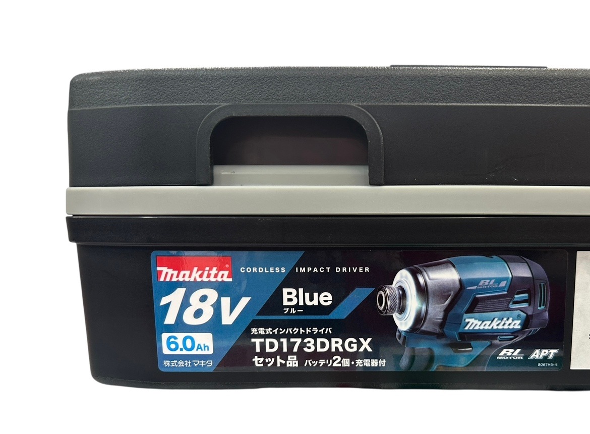 ♪【未使用】マキタ TD173DRGX インパクトドライバ 18V 6.0Ah バッテリー2個・充電器付 makita
