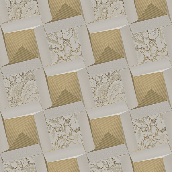 壁紙 3Dクロス タイル柄 エンボス加工 53cm×10m [NWP880A]