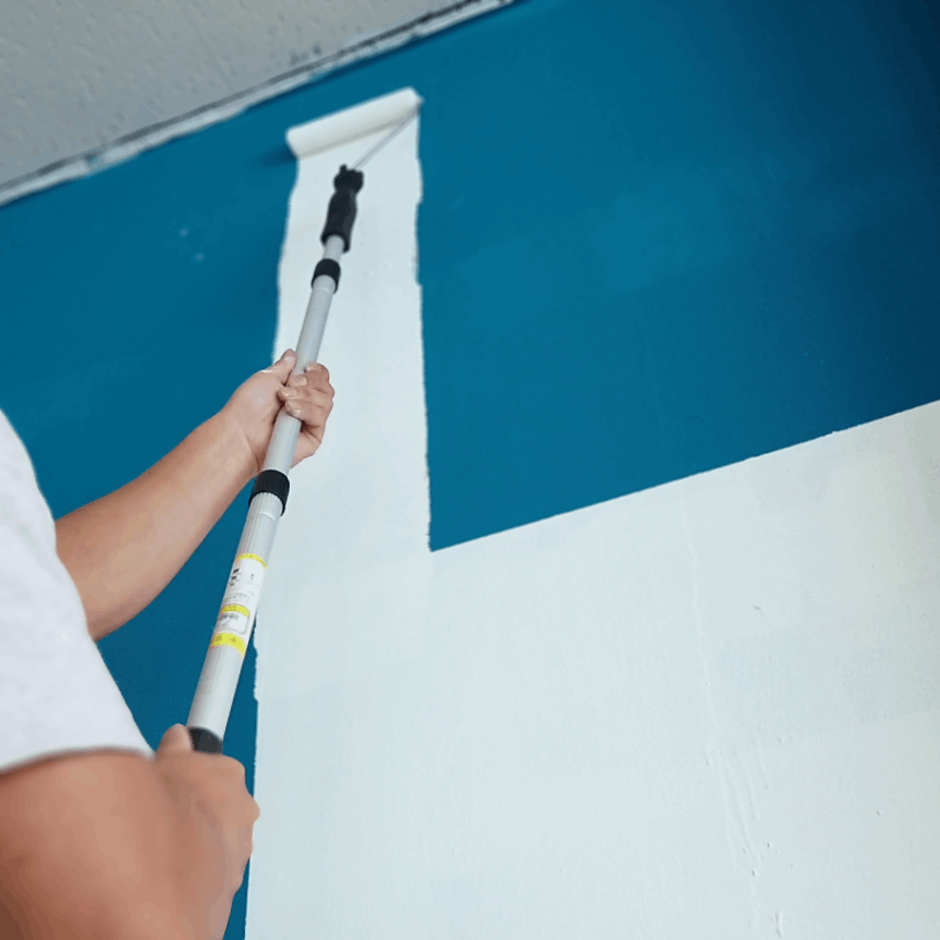 アルミ伸縮継柄三段 ローラー用継柄