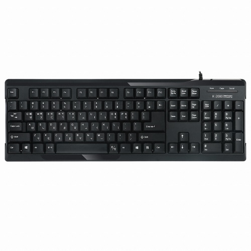 ハングル マルチキーボード K-2000（LG電子製） 黒 | キーボード