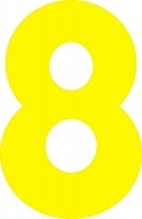 プライスボード用数字　8　／03-001Y-8|プライスボード数字|★プライスボード