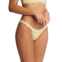 シグニチャー レース Ｇーストリング (スマイル モア イエロー)|Ｇ―ストリング|タンガ