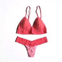 シグニチャーレース パッドブラジャーMサイズ - カラープレイ　ONEサイズ セットアップ (ピーチキーン ・ ピンクレディ / ピーチキーン)|YouTubeセットアップ企画|キャンペーン