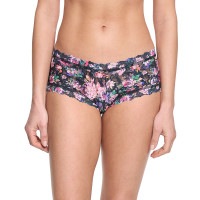 プリンテッド シグニチャー レース ボーイショーツ (ダーク ピオニー)