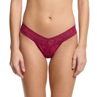 シグニチャー レース ロー ライズ タンガ (メルロー)