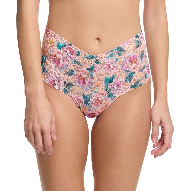 プリンテッド レトロ タンガ (バイ マイセルフ フラワーズ)