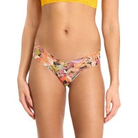 プリンテッド シグニチャー レース ロー ライズ タンガ (ナウ ユー シー ミー)