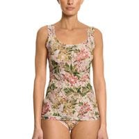 プリンテッド シグニチャー レース クラシック キャミソール (フレンチ ガーデン)