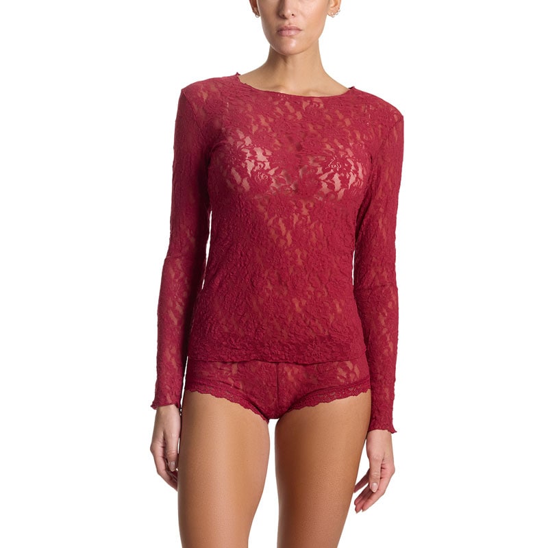 シグニチャー レース ロングスリーブ トップス (ワイルド