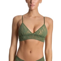 シグニチャー レース パッド ブラジャー (ハーブ グリーン)