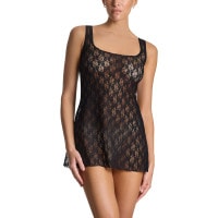 クリスティ スクエア ネック シミーズ (ブラック)