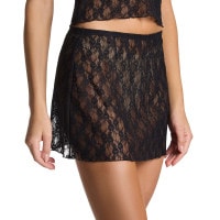 アリナ スクエア ネック スカート (ブラック)