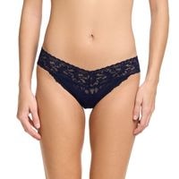 シグニチャー レース リークプルーフ Ｖーキニ (ネイビー)