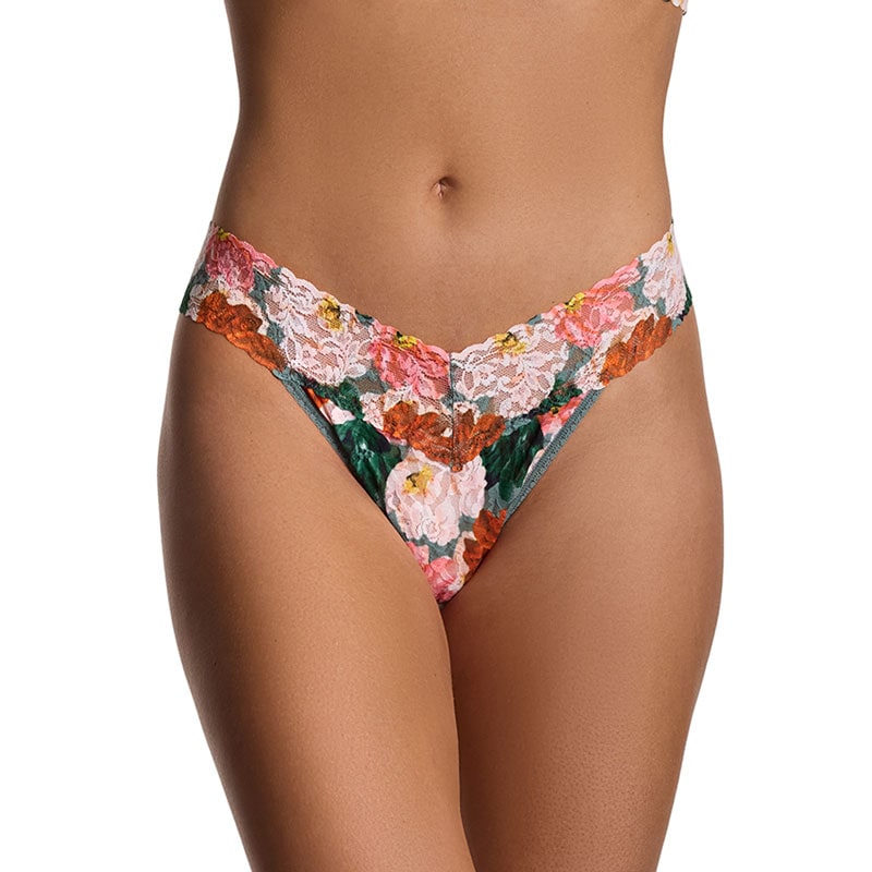 プリンテッド シグニチャー レース オリジナル ライズ タンガ (ペイント ミー ライク)