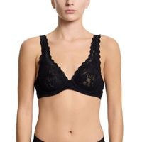 シグニチャー レース アンラインド アンダーワイヤー ブラジャー (ブラック)