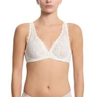 シグニチャー レース アンラインド アンダーワイヤー ブラジャー (マシュマロ)