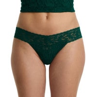 シグニチャー レース ロー ライズ タンガ (スプルース)