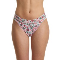 プリンテッド シグニチャー レース オリジナル ライズ タンガ (キャンディケイン ディライト)