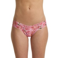 プリンテッド シグニチャー レース ロー ライズ タンガ (ダンシング ペタルズ)