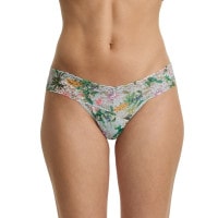 プリンテッド シグニチャー レース ロー ライズ タンガ (フローリカルチャー)