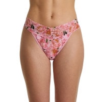 プリンテッド シグニチャー レース オリジナル ライズ タンガ (ダンシング ペタルズ)