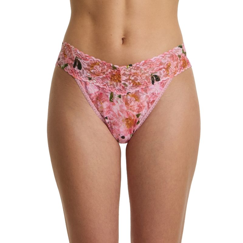 プリンテッド シグニチャー レース オリジナル ライズ タンガ (ダンシング ペタルズ)