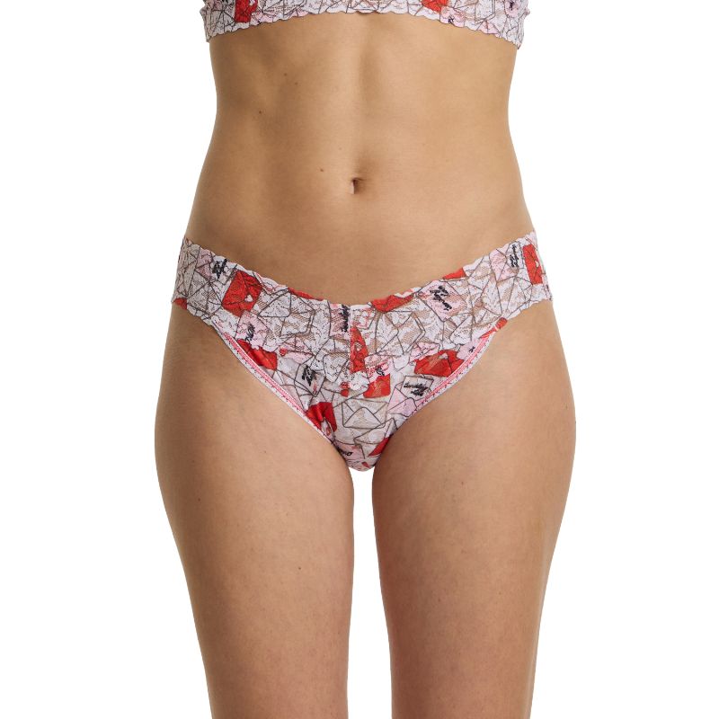 プリンテッド シグニチャー レース Ｖーキニ (ウィズ ラブ)