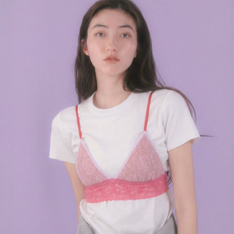 【hanky panky×Casselini】カラープレイ パッド ブラジャー (メドウローズ / シュガーラッシュ / レッド / ラブリー ライラック)