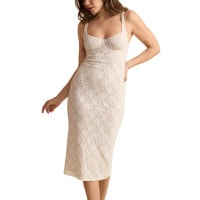 シグニチャー レース アンダーワイヤー ドレス (マシュマロ)