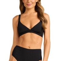 トライアングル ブラレット スイム トップ (ブラック)