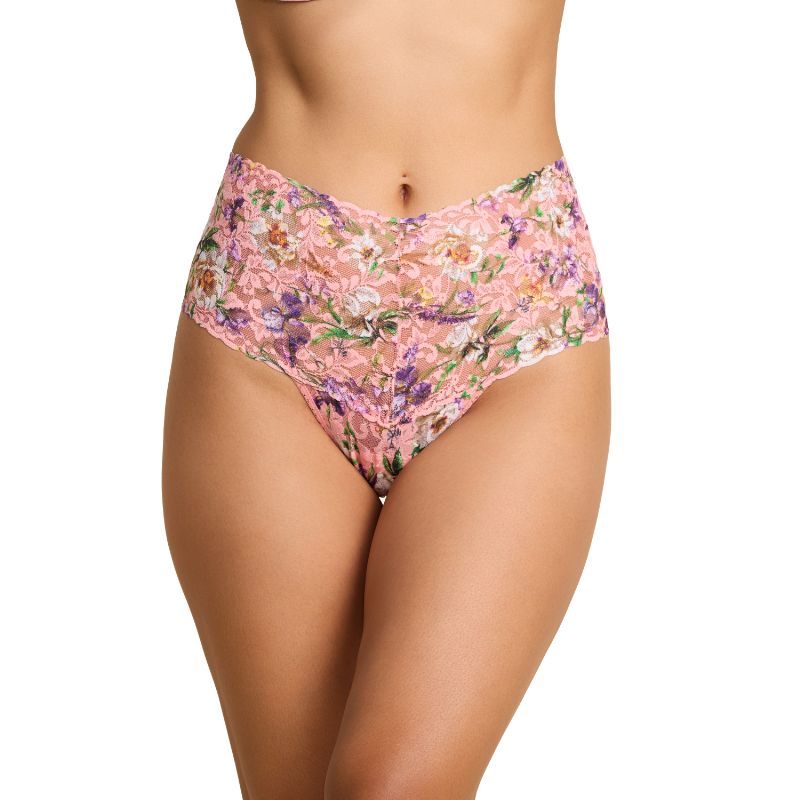 プリンテッド レトロ タンガ (フォーニング フローラ)