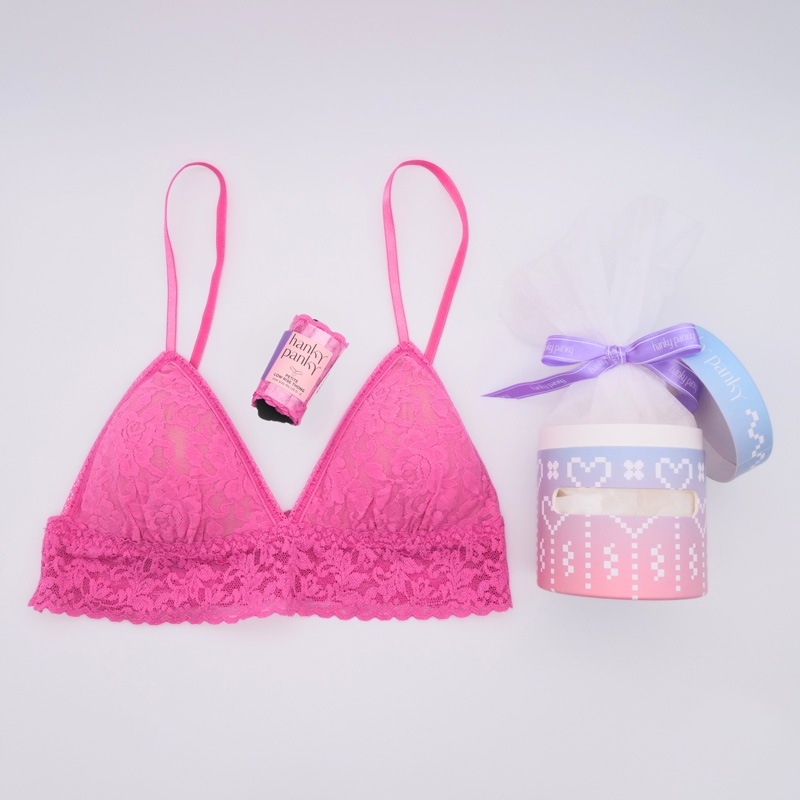 ロー ライズ タンガ ウィズ パッド ブラジャー ギフトセット (アミューズド / ネイビー・アミューズド) (オンラインショップ 限定商品)