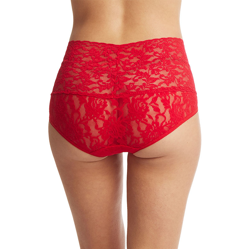 レトロ レース Ｖーキニ (レッド)