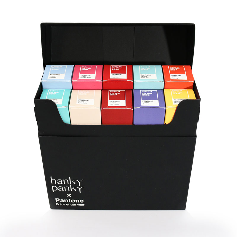 【hanky panky×Pantone】カラー オブ イヤー 10パック ロー ライズ タンガ (Pantone 2000s)