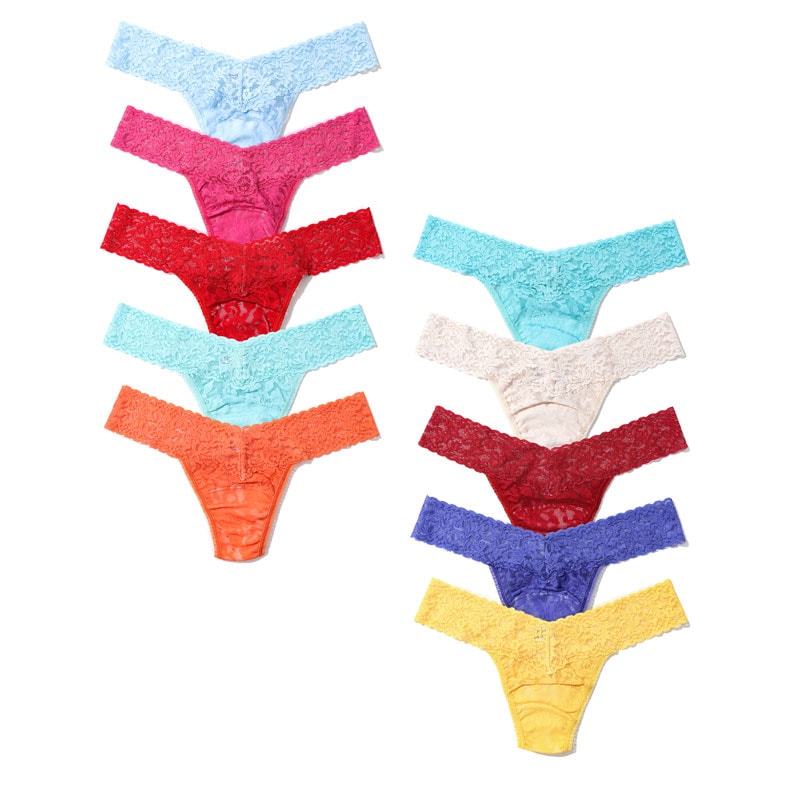 【hanky panky×Pantone】カラー オブ イヤー 10パック ロー ライズ タンガ (Pantone 2000s)