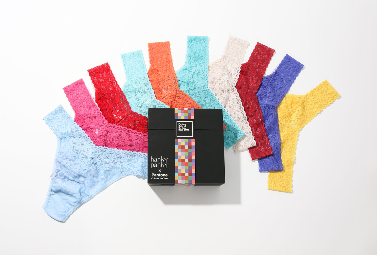 【hanky panky×Pantone】カラー オブ イヤー 10パック ロー ライズ タンガ (Pantone 2000s)