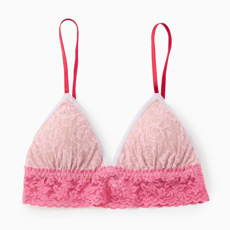 【hanky panky×Casselini】カラープレイ パッド ブラジャー (メドウローズ / シュガーラッシュ / レッド / ラブリー ライラック)
