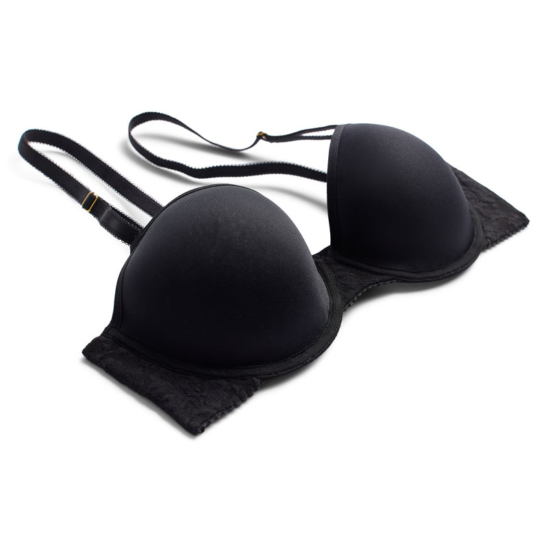 シグニチャー レース Tーシャツ ブラ (ブラック)