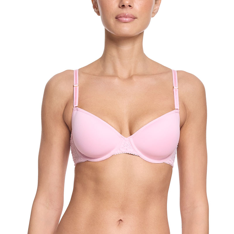 シグニチャー レース Tーシャツ ブラ (ブリスピンク)